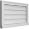 Ekena Millwork Vertical Surface Mount PVC Gable Vent w/ 2"W x 2"H , Brickmould Sill Frame, 26"W x 16"H GVPVE26X1603SN - alternate 5